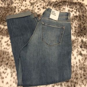 New high rise boyfriend jeans
